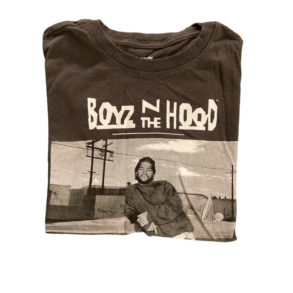 Pre-owned Great Condition Boyz N The Hood Short Sleeve Tee Shirt Charcoal Size S
